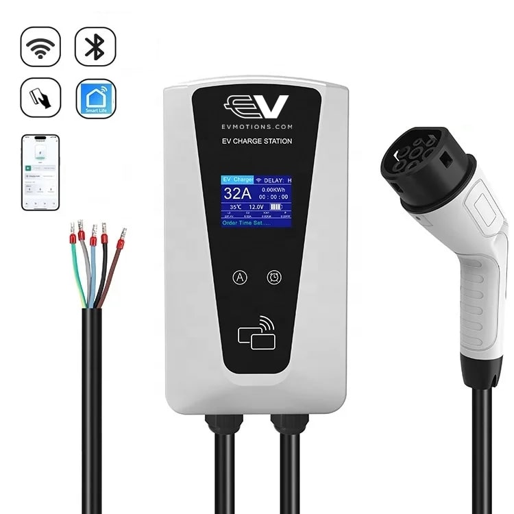 4-EVMOTIONS Delta Smart Wallbox Type2 11kw Wi-Fi EV Nabíjacie