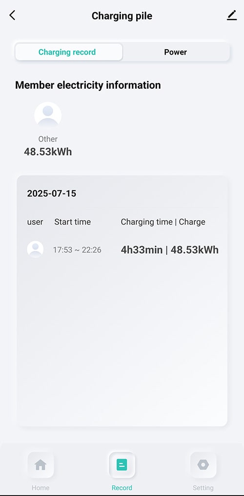 5-EVMOTIONS Delta Smart Wallbox Type2 11kw Wi-Fi EV Nabíjacie
