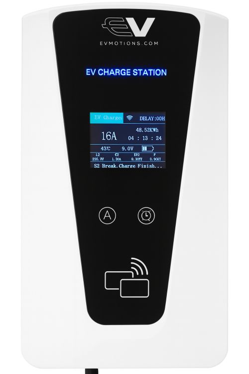 1-EVMOTIONS Delta Smart Wallbox Type2 7.4kw Wi-Fi EV Nabíjacie